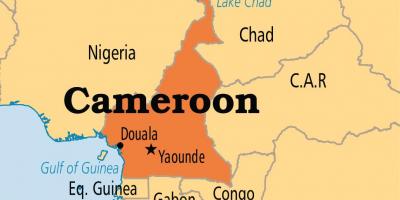 Mapa de yaounde Camerún