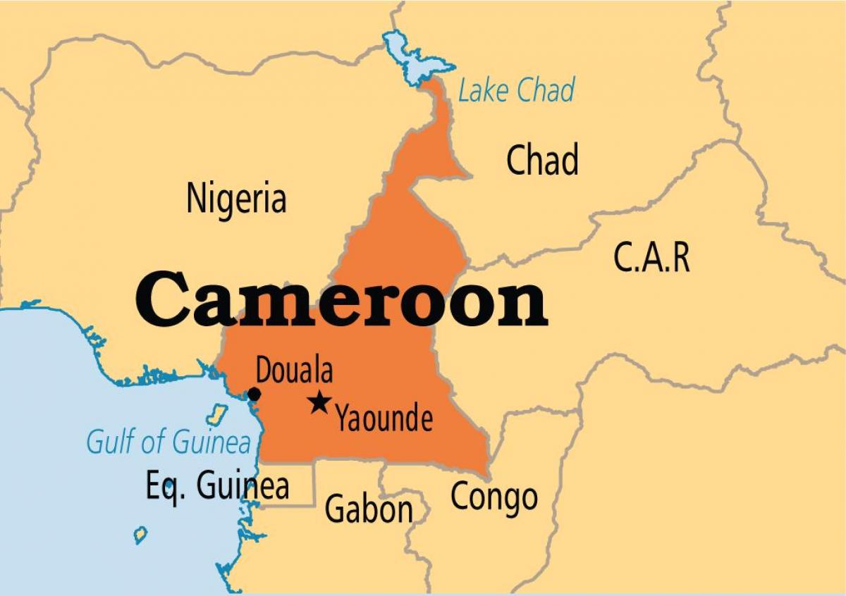 Mapa de yaounde Camerún