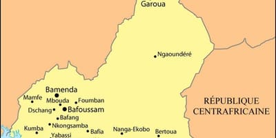 Mapa de douala Camerún