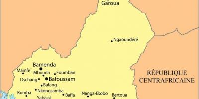 Mapa de douala Camerún